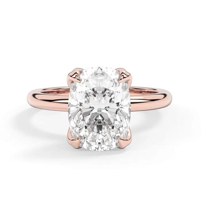 deBebians Rings Tulip Solitaire Engagement Ring Setting