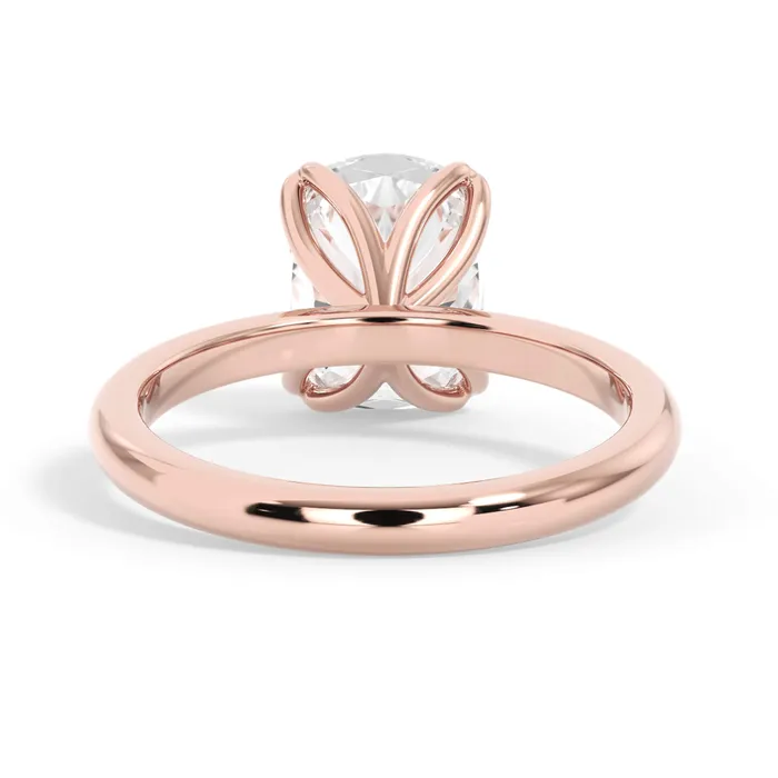 deBebians Rings Tulip Solitaire Engagement Ring Setting