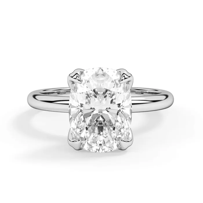 deBebians Rings Tulip Solitaire Engagement Ring Setting