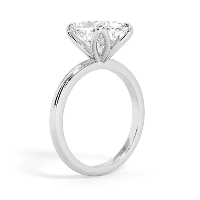deBebians Rings Tulip Solitaire Engagement Ring Setting