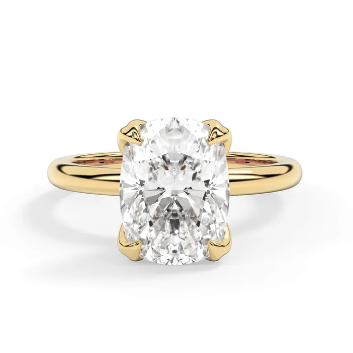 deBebians Rings Tulip Solitaire Engagement Ring Setting