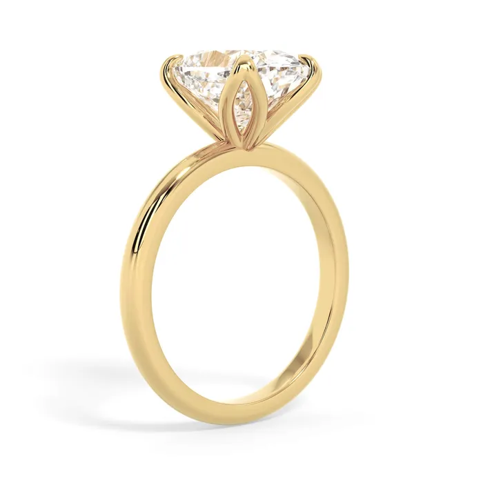 deBebians Rings Tulip Solitaire Engagement Ring Setting