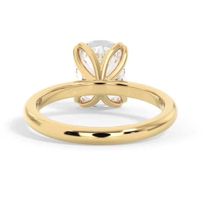 deBebians Rings Tulip Solitaire Engagement Ring Setting