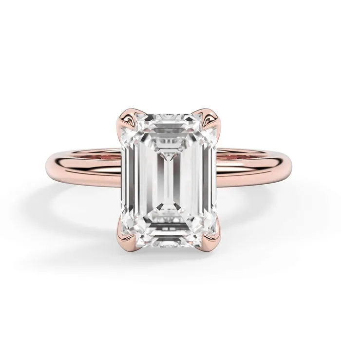 deBebians Rings Tulip Solitaire Engagement Ring Setting