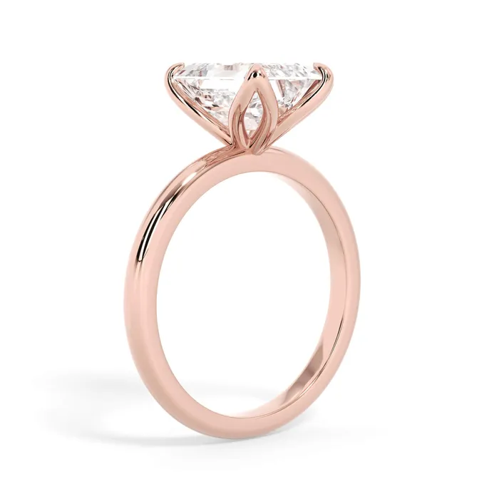 deBebians Rings Tulip Solitaire Engagement Ring Setting