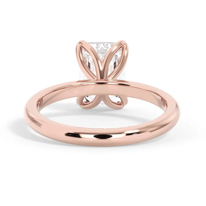 deBebians Rings Tulip Solitaire Engagement Ring Setting