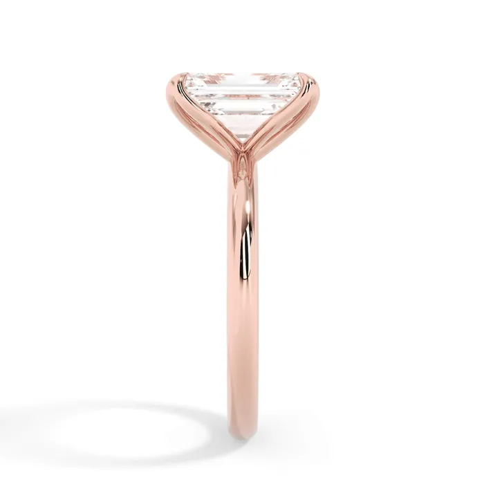 deBebians Rings Tulip Solitaire Engagement Ring Setting