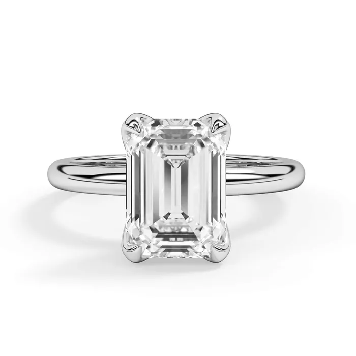 deBebians Rings Tulip Solitaire Engagement Ring Setting