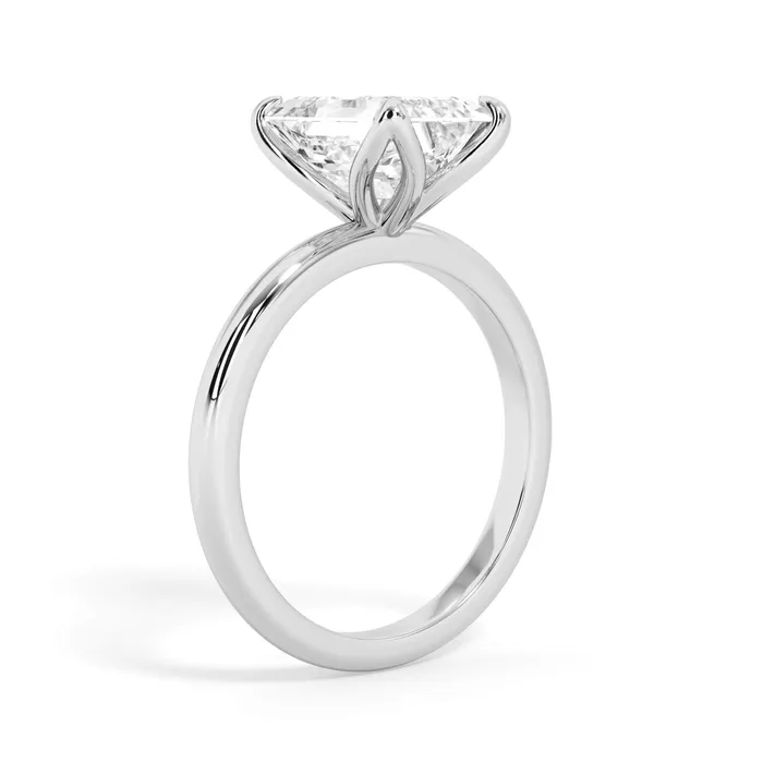 deBebians Rings Tulip Solitaire Engagement Ring Setting