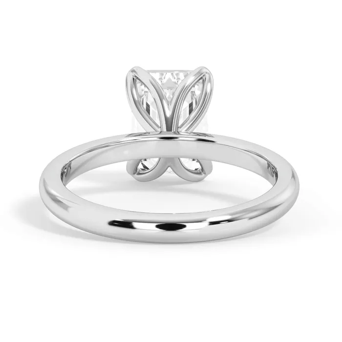 deBebians Rings Tulip Solitaire Engagement Ring Setting