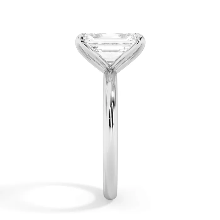 deBebians Rings Tulip Solitaire Engagement Ring Setting