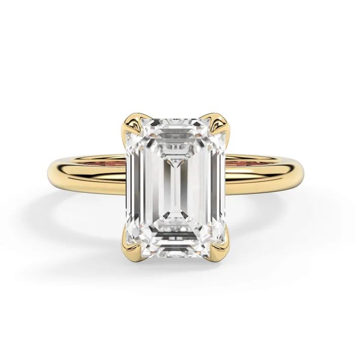 deBebians Rings Tulip Solitaire Engagement Ring Setting