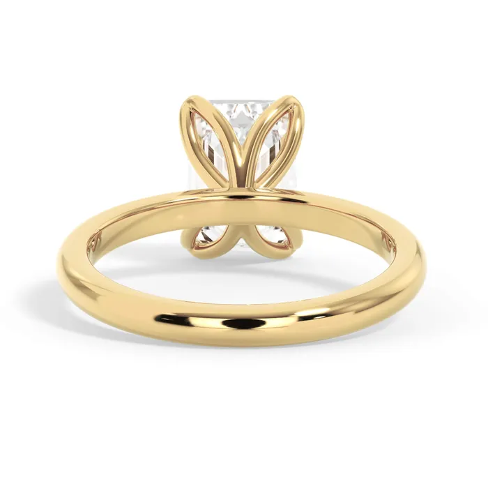 deBebians Rings Tulip Solitaire Engagement Ring Setting