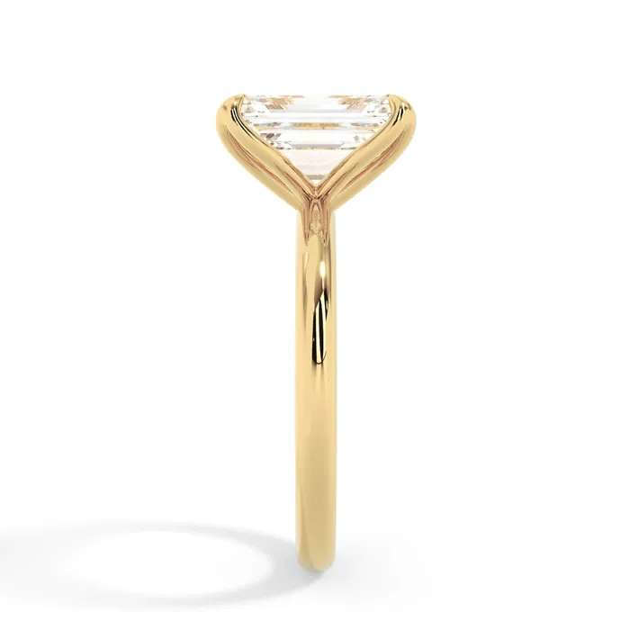 deBebians Rings Tulip Solitaire Engagement Ring Setting