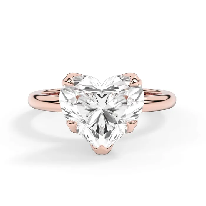 deBebians Rings Tulip Solitaire Engagement Ring Setting