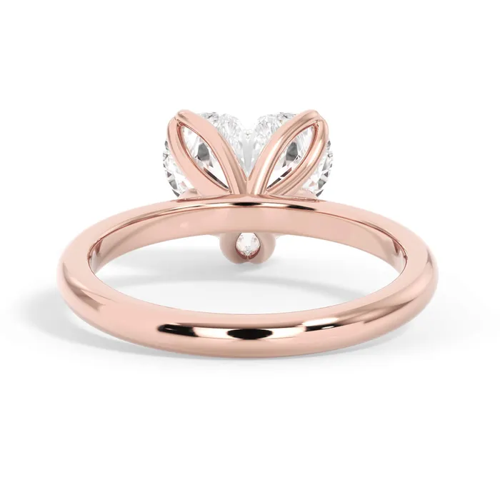 deBebians Rings Tulip Solitaire Engagement Ring Setting