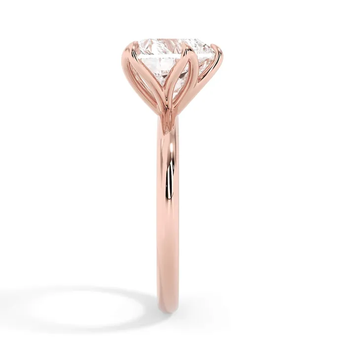 deBebians Rings Tulip Solitaire Engagement Ring Setting
