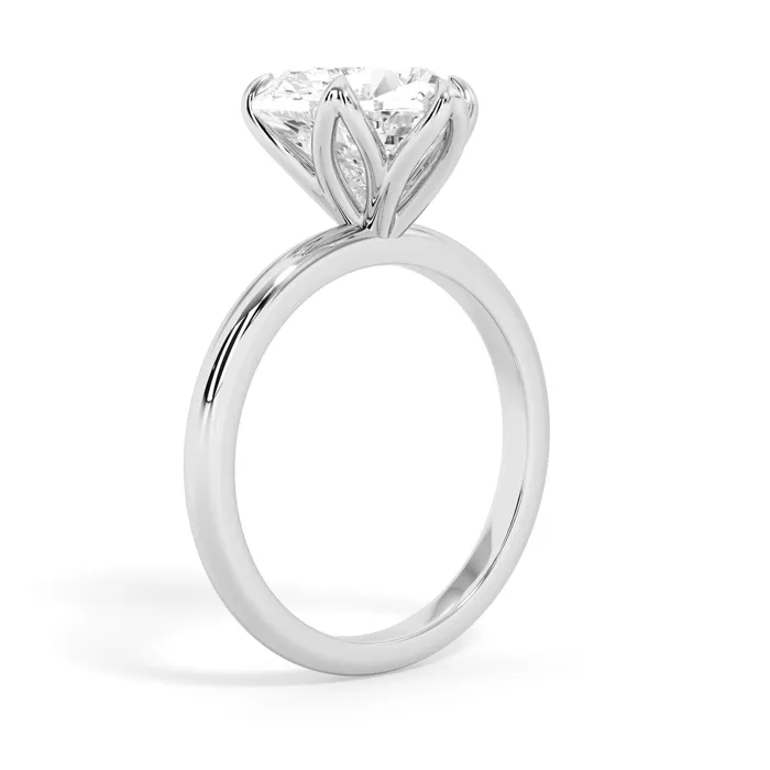 deBebians Rings Tulip Solitaire Engagement Ring Setting