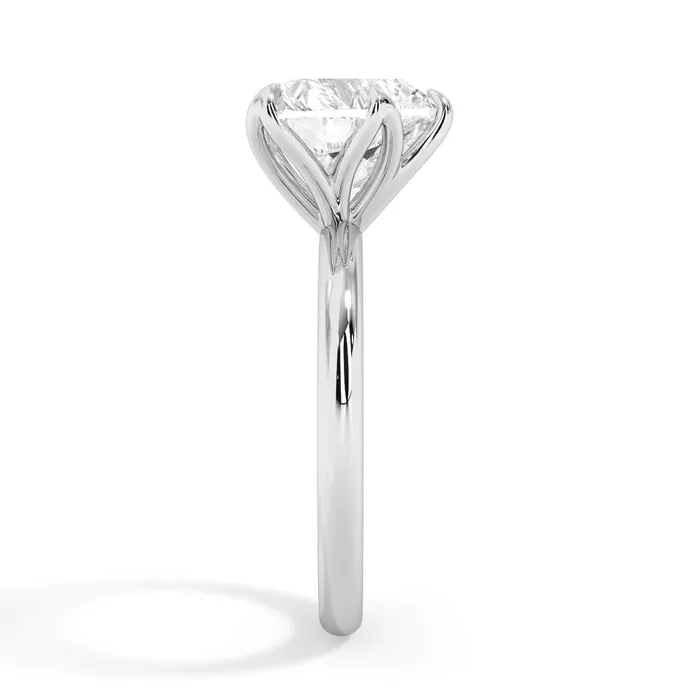 deBebians Rings Tulip Solitaire Engagement Ring Setting