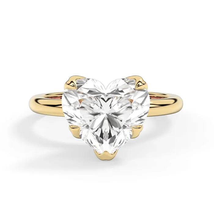 deBebians Rings Tulip Solitaire Engagement Ring Setting