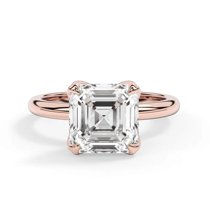 deBebians Rings Tulip Solitaire Engagement Ring Setting