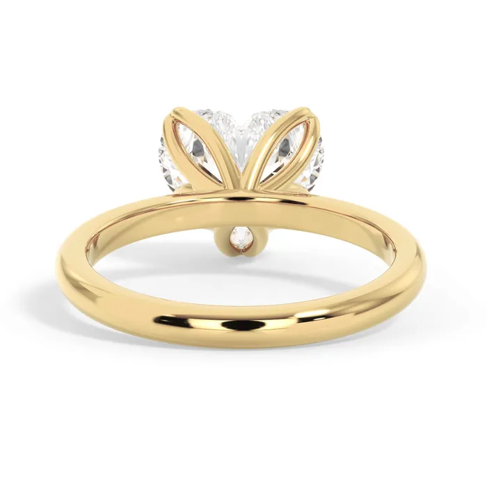 deBebians Rings Tulip Solitaire Engagement Ring Setting