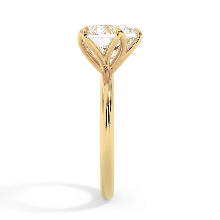 deBebians Rings Tulip Solitaire Engagement Ring Setting