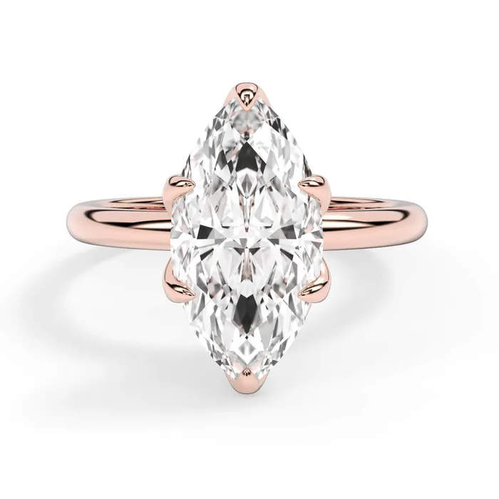 deBebians Rings Tulip Solitaire Engagement Ring Setting
