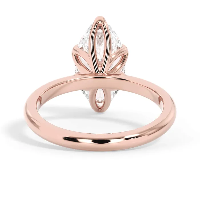 deBebians Rings Tulip Solitaire Engagement Ring Setting
