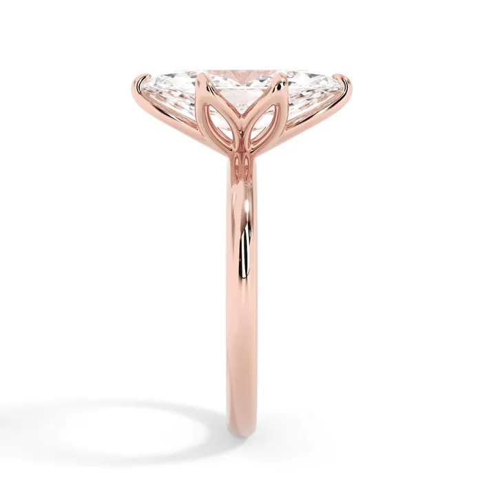 deBebians Rings Tulip Solitaire Engagement Ring Setting