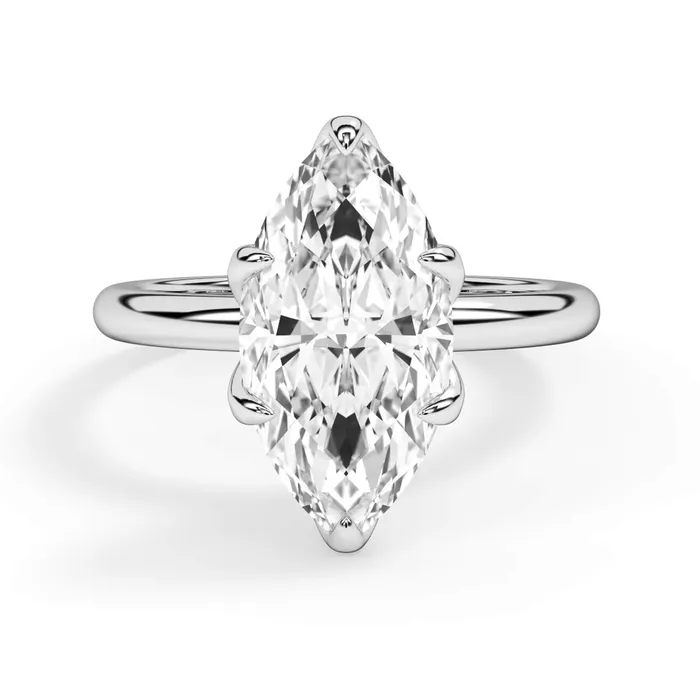 deBebians Rings Tulip Solitaire Engagement Ring Setting