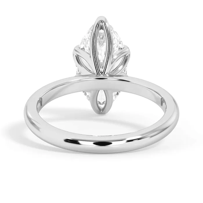 deBebians Rings Tulip Solitaire Engagement Ring Setting