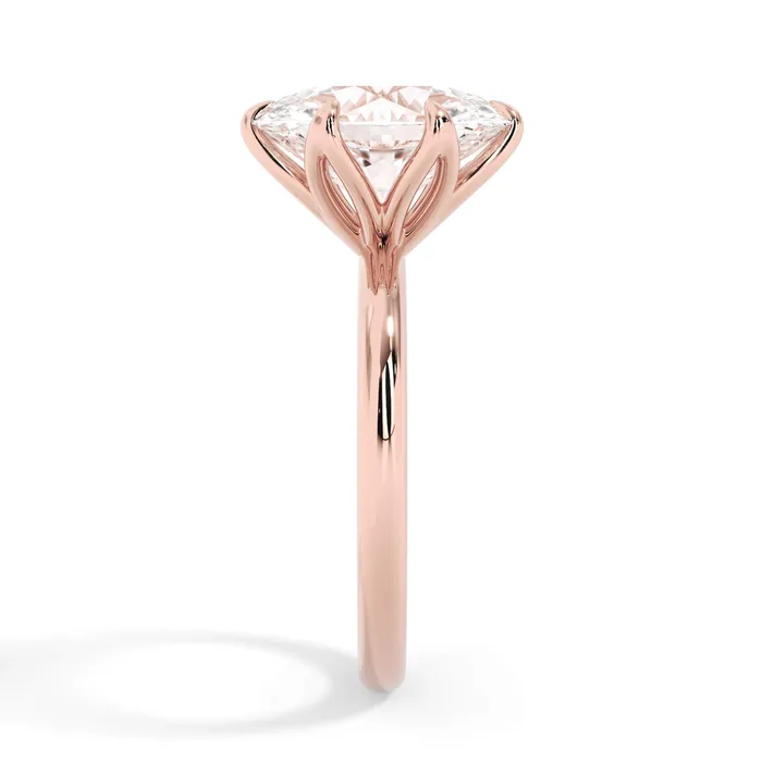 deBebians Rings Tulip Solitaire Engagement Ring Setting