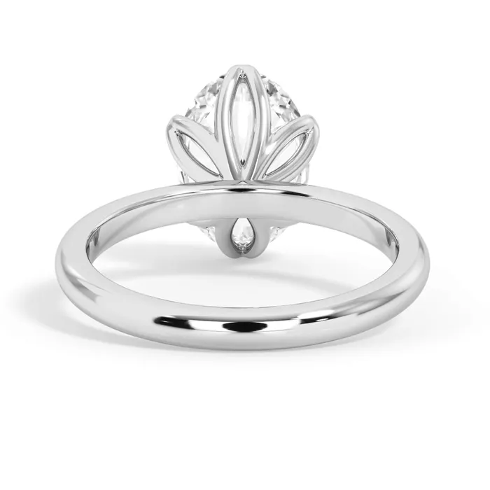 deBebians Rings Tulip Solitaire Engagement Ring Setting