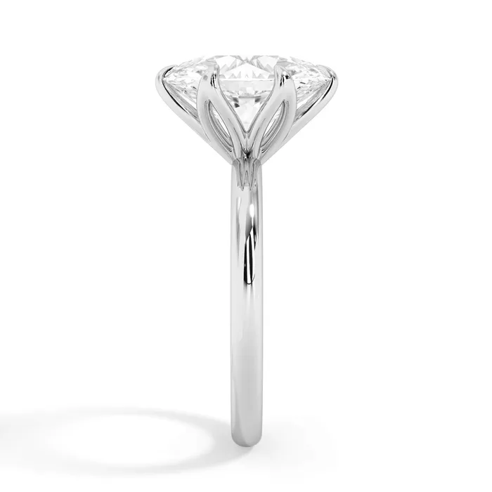 deBebians Rings Tulip Solitaire Engagement Ring Setting