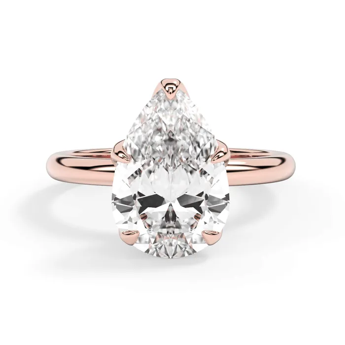 deBebians Rings Tulip Solitaire Engagement Ring Setting