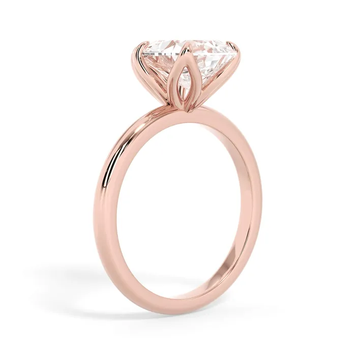 deBebians Rings Tulip Solitaire Engagement Ring Setting