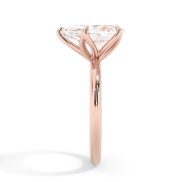 deBebians Rings Tulip Solitaire Engagement Ring Setting