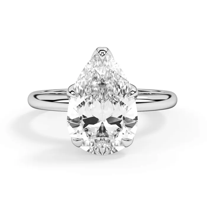deBebians Rings Tulip Solitaire Engagement Ring Setting