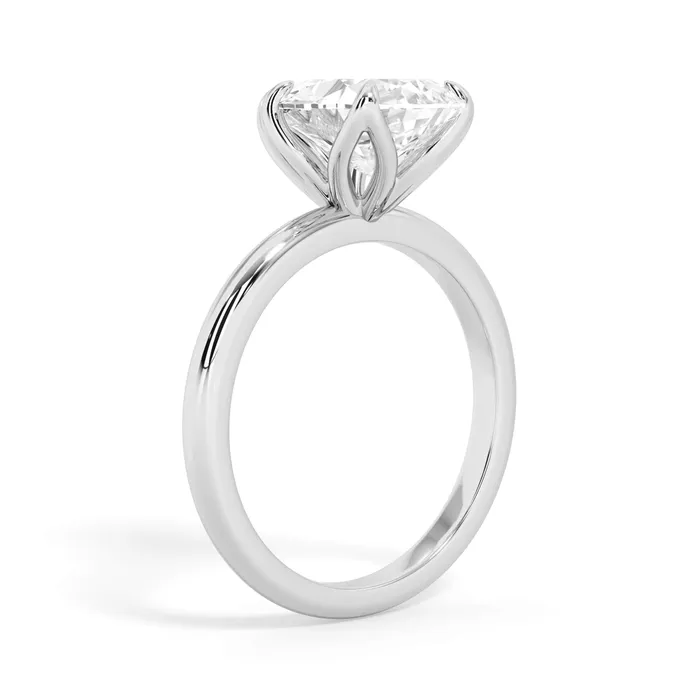 deBebians Rings Tulip Solitaire Engagement Ring Setting