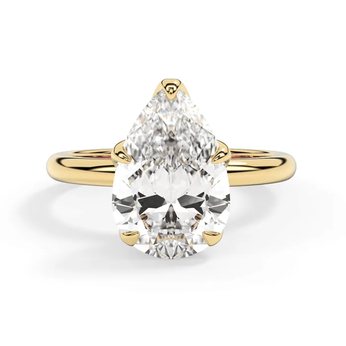 deBebians Rings Tulip Solitaire Engagement Ring Setting