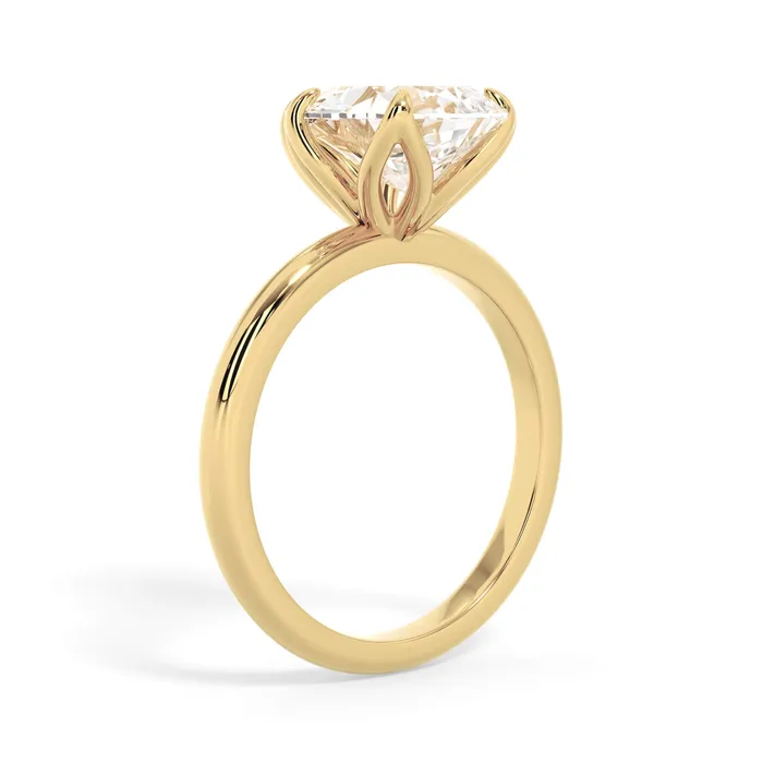 deBebians Rings Tulip Solitaire Engagement Ring Setting