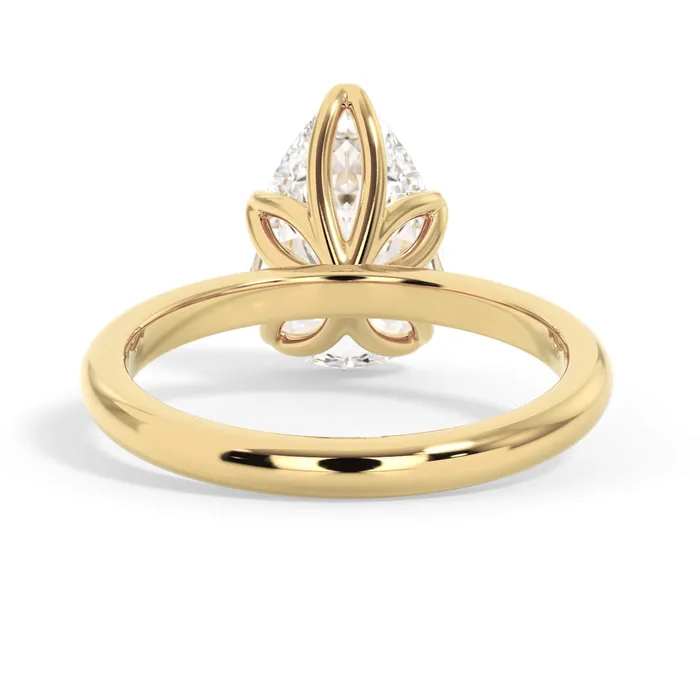 deBebians Rings Tulip Solitaire Engagement Ring Setting