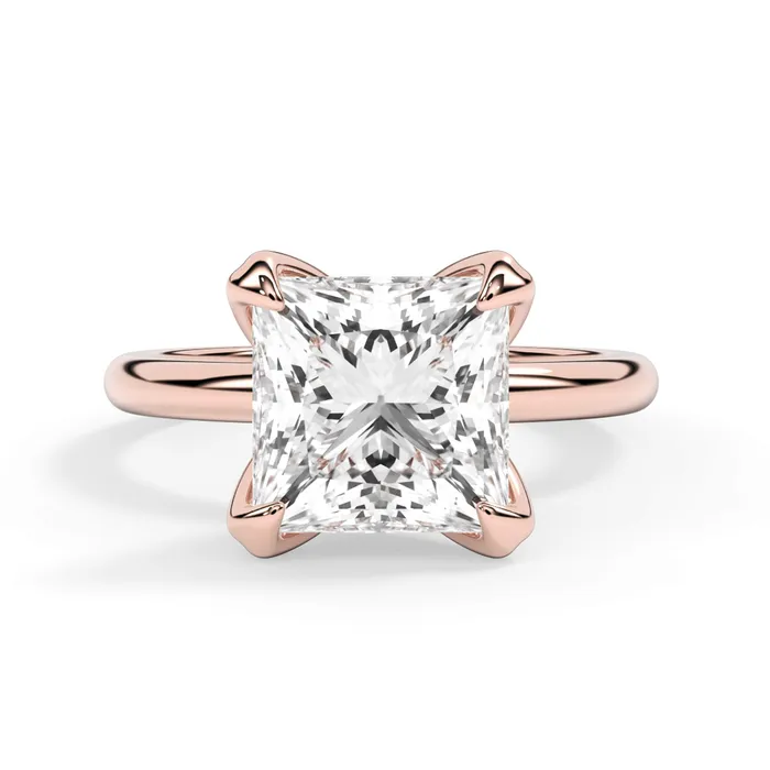 deBebians Rings Tulip Solitaire Engagement Ring Setting
