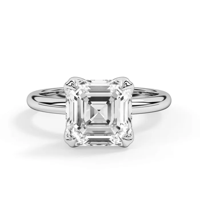 deBebians Rings Tulip Solitaire Engagement Ring Setting