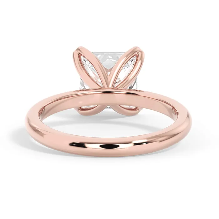 deBebians Rings Tulip Solitaire Engagement Ring Setting