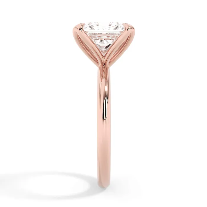 deBebians Rings Tulip Solitaire Engagement Ring Setting