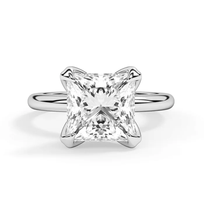 deBebians Rings Tulip Solitaire Engagement Ring Setting