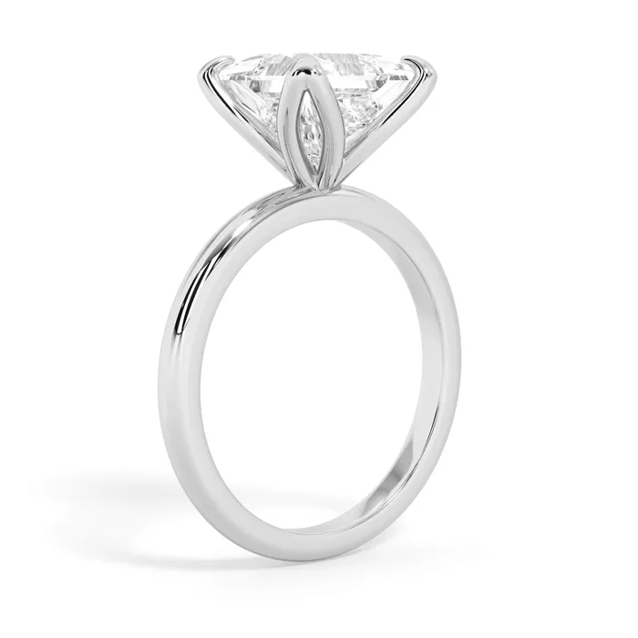 deBebians Rings Tulip Solitaire Engagement Ring Setting