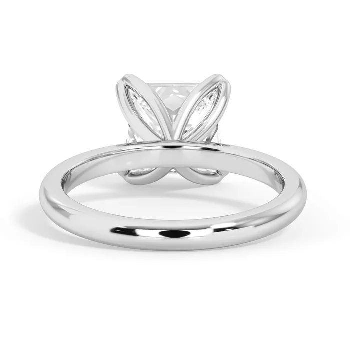 deBebians Rings Tulip Solitaire Engagement Ring Setting